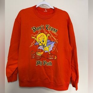 Vintage Tweety bird Halloween sweater